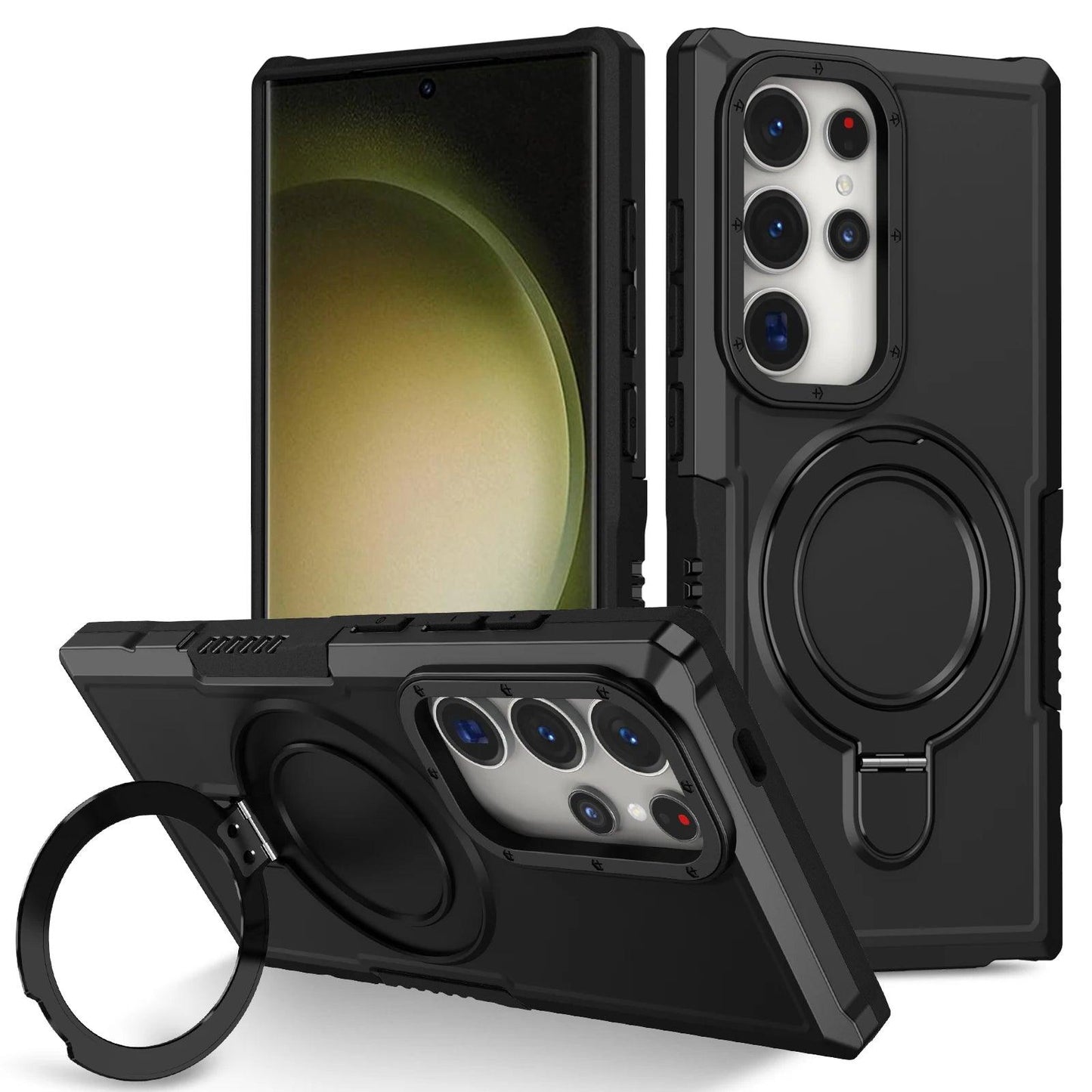 Armor Ring Holder Case for Samsung Galaxy
