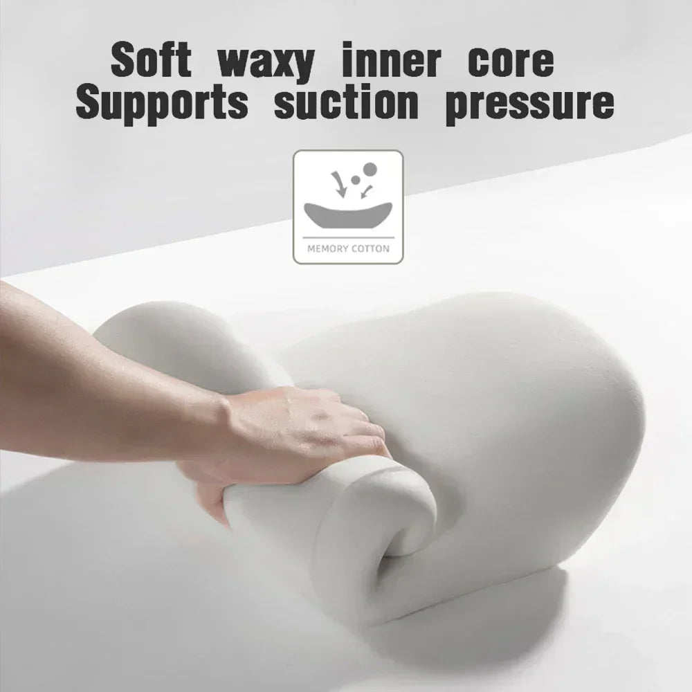 Memory Foam Car Universal Headrest Lumbar Cushion Back Cushion Lumbar Pillow Car Comfort Neck Pillow General Accessories Amagi