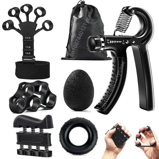 5-60Kg Adjustable Heavy Hand Gripper Fitness Hand Exerciser Grip Wrist Training Finger Gripper Hand Strengthener For Patient - Urbizia