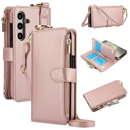 for Samsung Galaxy A55/A15/A54/A14/A73/A53/A13/A72/A52 Wallet case with Zipper Credit Card Holder RFID Blocking,Flip Folio Cover