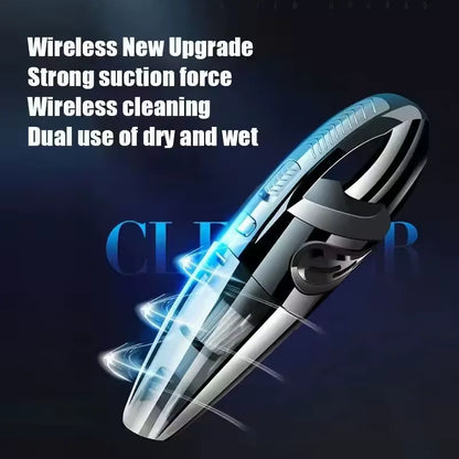 Portable Wireless Handheld Vacuum Cleaner USB Rechargeable, Multi Function Dual Use Car Home Mini Vacuum, Long Endurance Cordless Small Cleaning Vacuum for Household Auto Interior