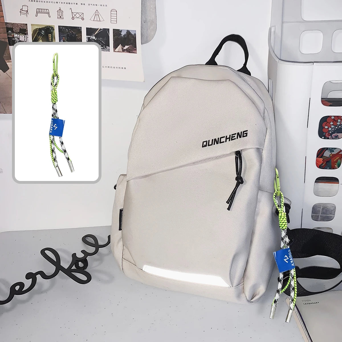 Crossbody Bag Men's Single Shoulder Small Backpack Chest Bag Women's Cycling Sports Mountain Climbing Boys Tablet Lightweight Mo