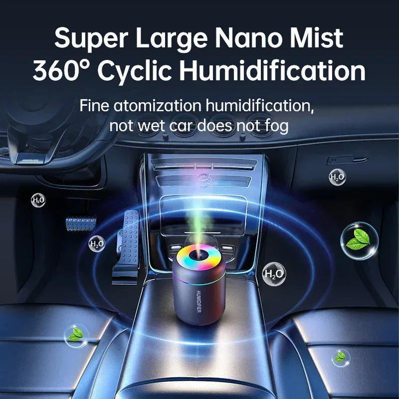 Mini USB Air Humidifier & Aroma Diffuser – 180ml - Urbizia