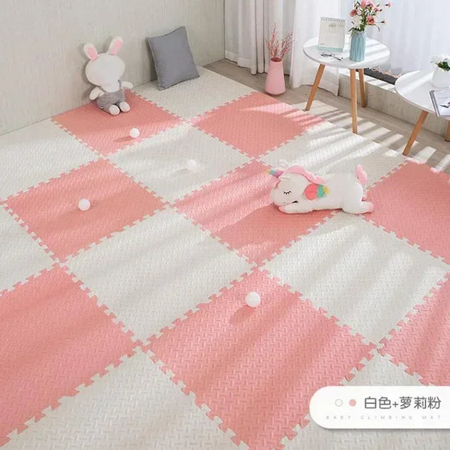 16pcs Foam Baby Play Mat – Interlocking Puzzle Floor Tiles - Urbizia