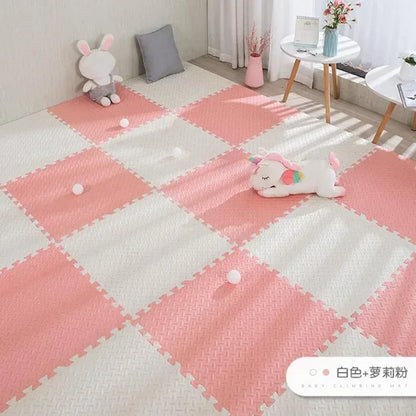 16pcs Foam Baby Play Mat – Interlocking Puzzle Floor Tiles - Urbizia
