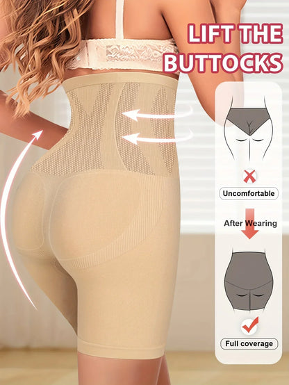1pcs High Waist Tummy Contouring Seamless Panties Seamless Panties Women's Panties Four Corner Panties Flat Panties Comfortable