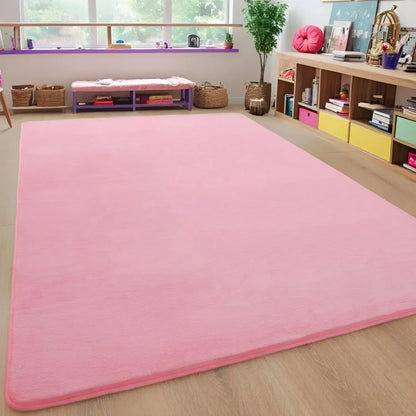 VIKAMA Modern Coral Velvet Carpet Soft Non-Slip Living Room Bedroom Carpet Large Area Children's Play Floor Mat For Home Decor - Urbizia