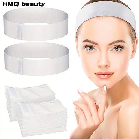 Disposable SPA Facial Headbands for Skincare & Salon Use