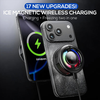 MEMO CX19 Magnetic Wireless Charger with Phone Cooling Fan 15W
