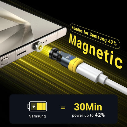 540° Magnetic USB-C Adapter Type-C Fast Charging