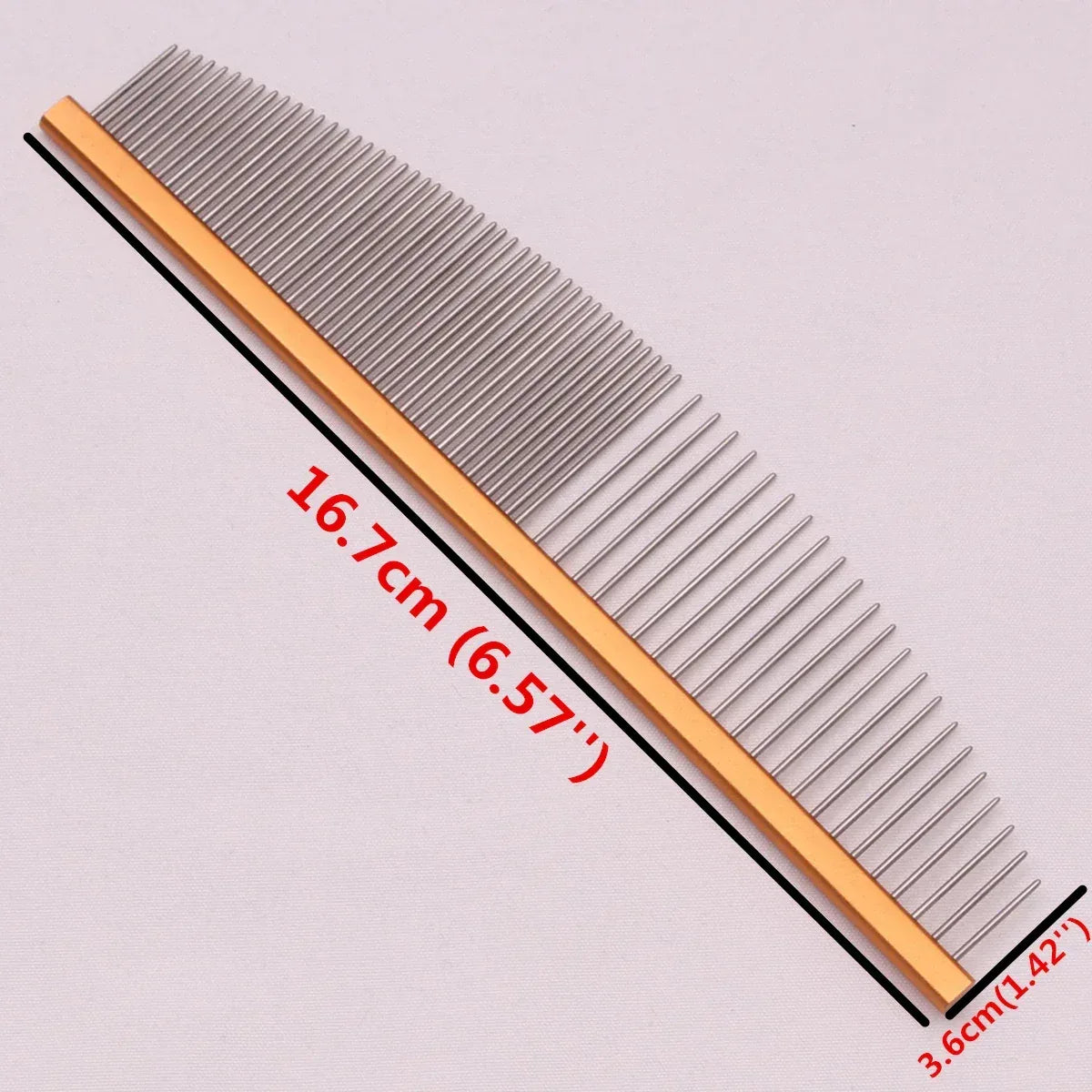 Pet Grooming Combs Aluminum Alloy Brush For Dogs Boundary Knot Massage Tools Professional Salon Cat Hair Cleaning Crescent Combs - Urbizia