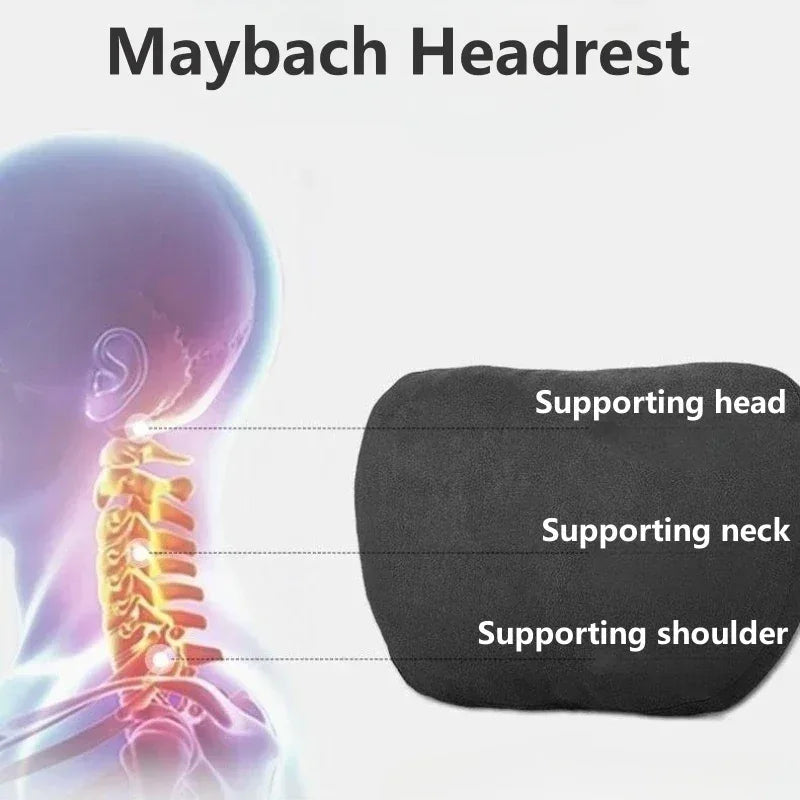 Luxury Car Headrest Neck Support Pillow – Universal Adjustable Cushion - Urbizia