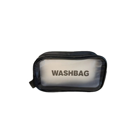 Portable Cosmetic Bag Large Capacity Dust Proof Make Up Storage Handbags PVC Fashion Transparent Travel Wash Bags