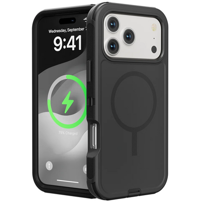 Rugged Armor OTT Defender Box Magnetic Phone Case For IPhone17 Pro Max Air 16 15 14 13 12 For Magsafe Shockproof Protect Cover