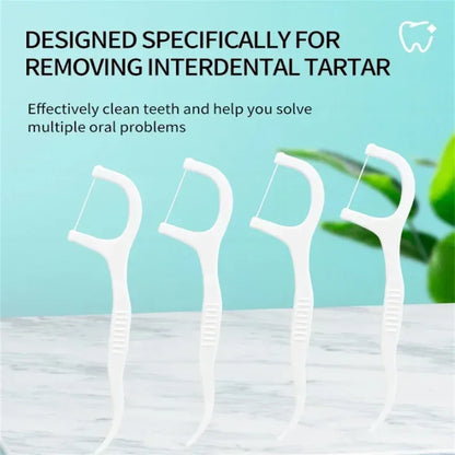 1/2/5/10 Box Portable Disposable Dental Floss Plastic Toothpick High-tension Dental Floss Stick Dental Floss Box ﻿Oral Care - Urbizia