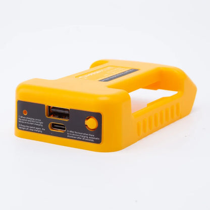 Power Bank Charger For DeWalt 18V Lithium Battery With USB With Type-C for Laptop Mobile Phone Fast Charging(NO Battery) - Urbizia