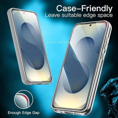 3Pcs Full Cover Screen Protector for Samsung Galaxy S26 S25 S24 Ultra S23 S22 Plus S25 Edge S24 S23 FE Easy Installation Glass