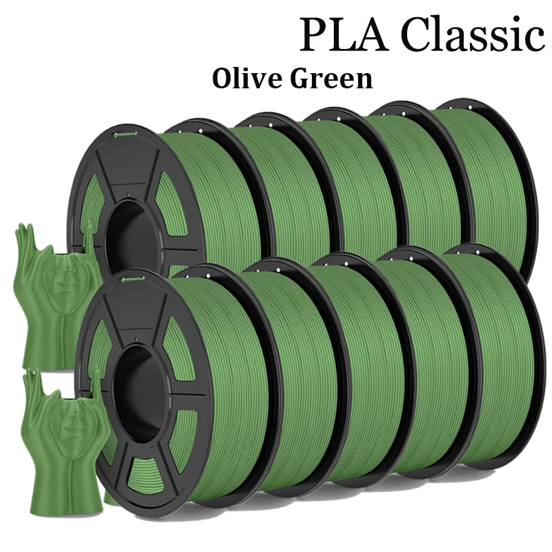 TECBEAS PLA Claissc 3D Printer Filament Neatly Wound Coloful High Toughness 1.75mm FDM For Fast Delivery Support Custom Colors