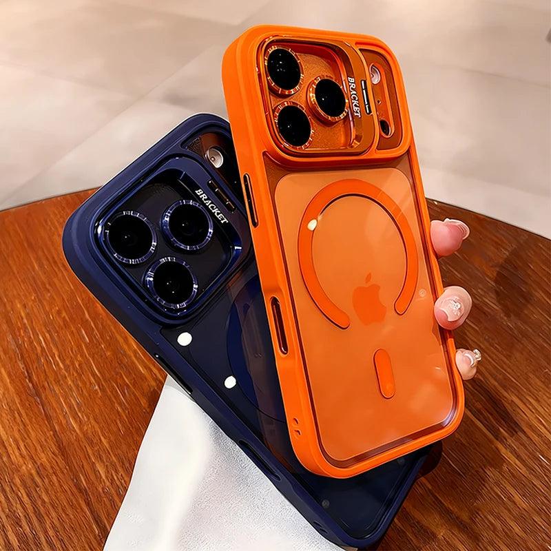 iPhone MagSafe Armor Case – Matte Translucent Shockproof