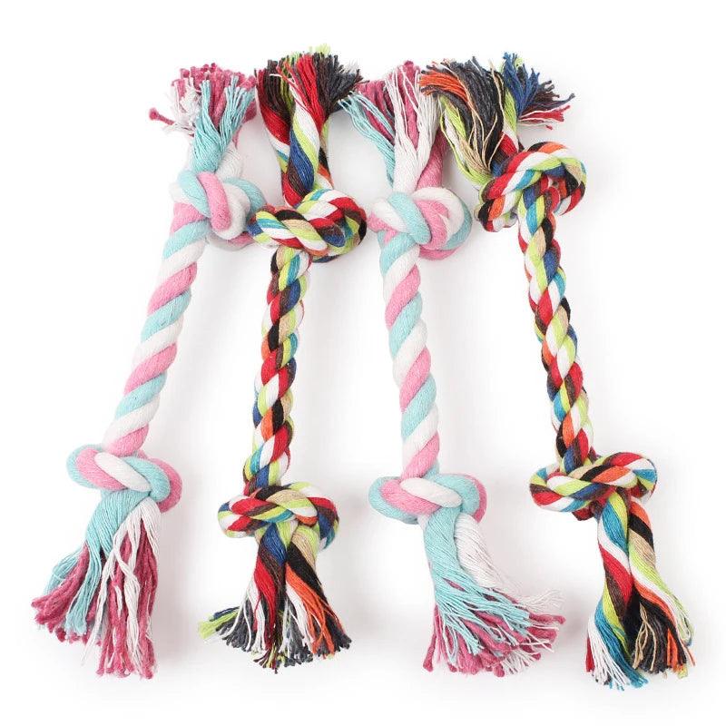 Double Knot Cotton Rope Chew Toy for Dogs and Cats