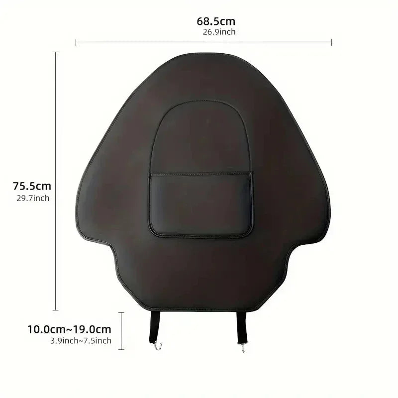 Car Seat Back Protective Mat For Tesla Model 3 / Y Full Seat Anti Kick Pad Leather Anti Scratch Protector Mats Car Accessories - Urbizia