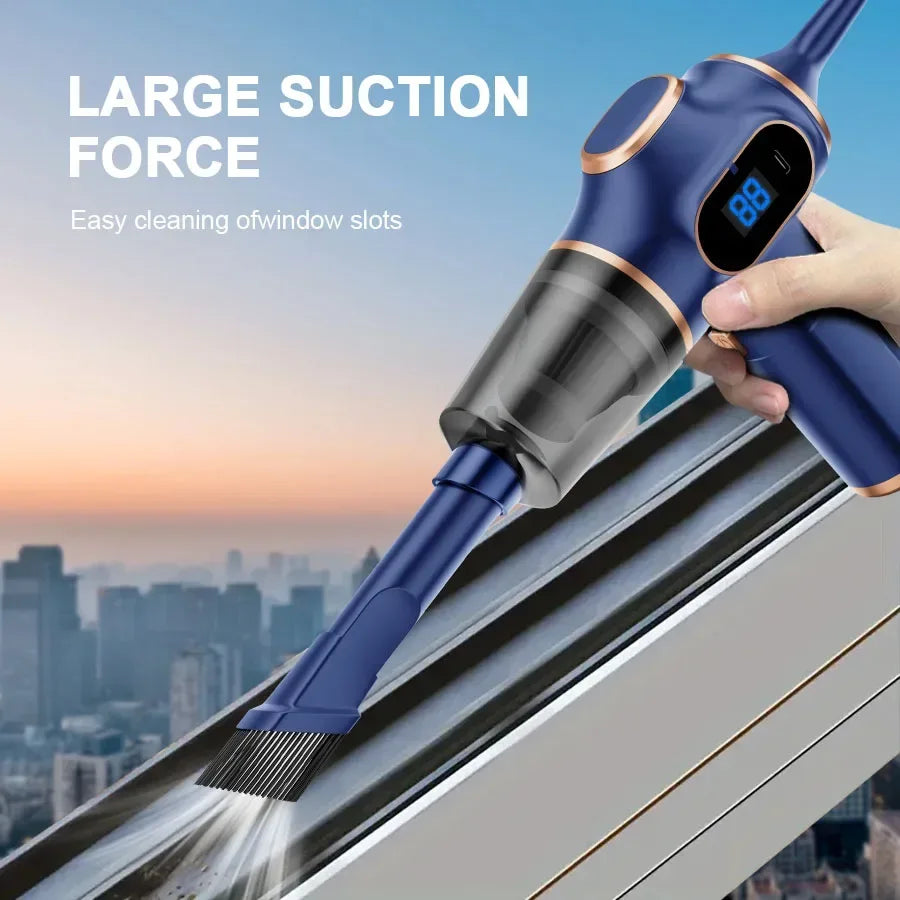 NEW ABS Wireless Car Vacuum Cleaner Home Appliance Sofa Office High-Power Household Cleaning Machine Mini Vacuum Carpet Cleaner - Urbizia