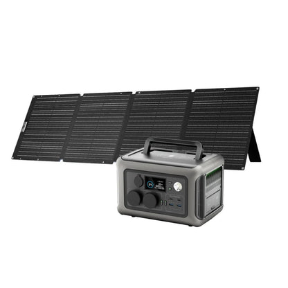 ALLPOWERS R600 Portable Powerstation with Solarpanel (Optional)，299Wh 600W LiFePO4 Battery for Home Backup Outdoors Camping RV