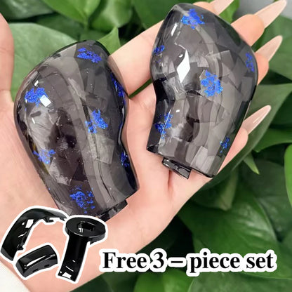 Carbon Fiber DSG Gear Knob Cover Shifter Trim for VW Golf 7 GTI R Tiguan Passat B7 B8 CC R20 Scirocco Jetta MK6 GLI Interior