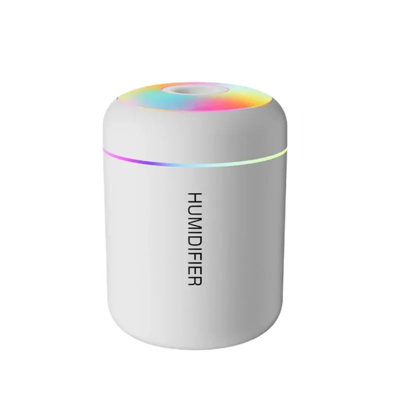 Powerful and Efficient Air Humidifier 180ML Aromatherapy Aroma Diffuser Essential Oil with Colorful Lights for Home Car Bedroom - Urbizia