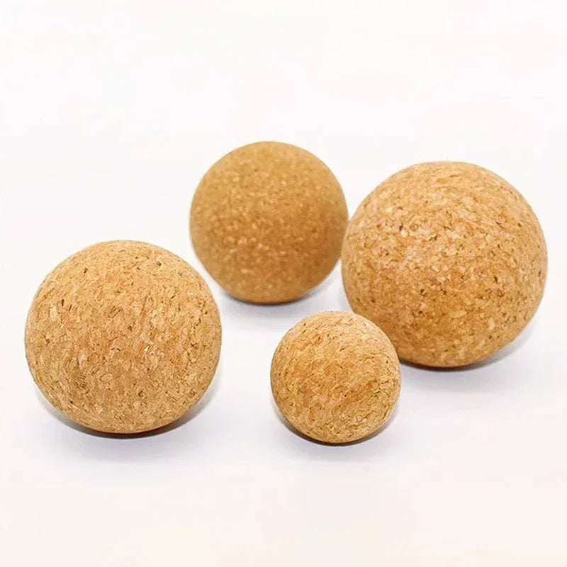 Cork Massage Ball Back Massage Foot Massager Yoga Ball Tension Release Therapy Myofascial Ball Relax Muscles Trigger Point - Urbizia