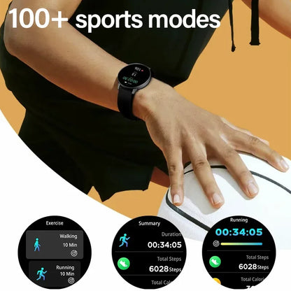 LXASFIT 2025 New Smart Watch Heart Rate Sleep Health Monitor Bluetooth Talk Ladies Sport Smart Watch for Android IOS - Urbizia