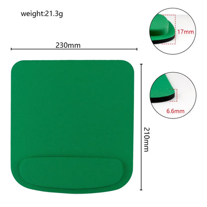 Computer Game Mouse Pad Environmental Eva Ergonomic Mousepad Wrist Pad Solid Color Comfortable Mouse Mats For Office Accessories - Urbizia