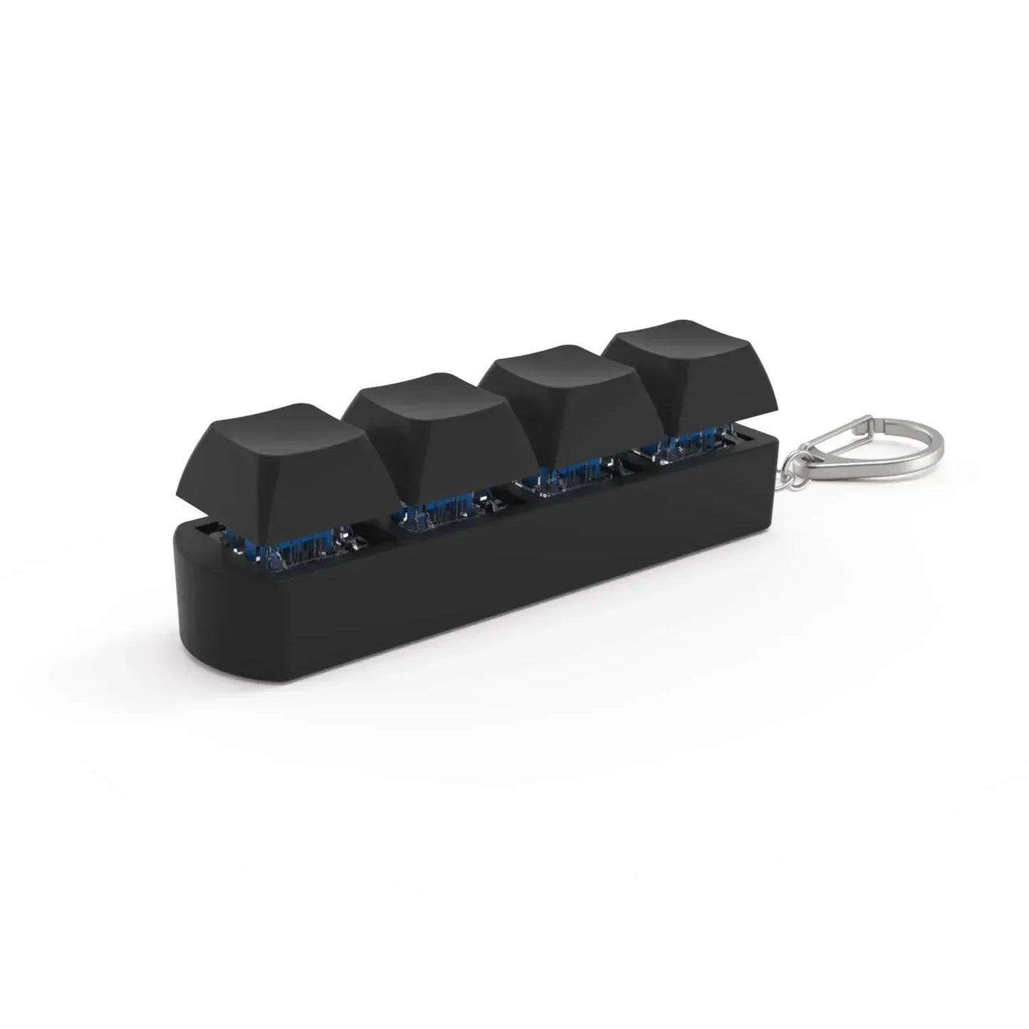 4Keys Finger Button Anti-stress Toys Mechanical Keyboard Keycaps Office Decompression Calming Keychain Gifts for Children Adults - Urbizia