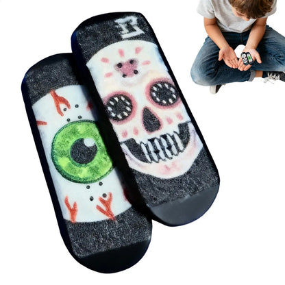 Novelty Finger Skateboards Magnetic Mini Deck Fidget Finger Skate Board for Stress Relief Boy Girl Party Classroom Birthday Gift