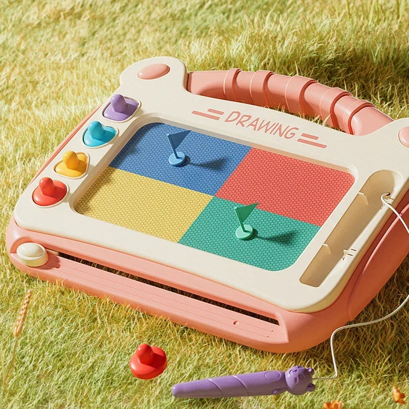 Children’s Cartoon Magnetic Drawing Board – Montessori Toy - Urbizia