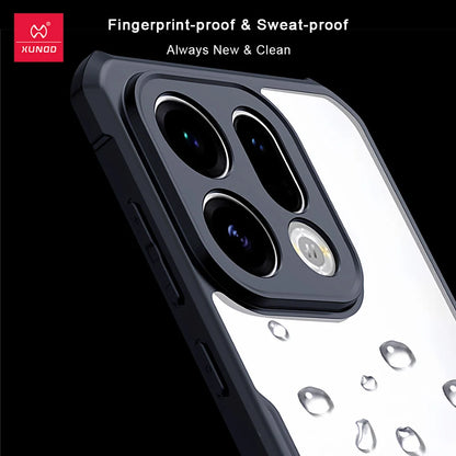 Xundd For OPPO Find X9 Ultra Case Airbag Shockproof Shell Lens Full Protection Back Matte Transparent Cover Anti-scratches