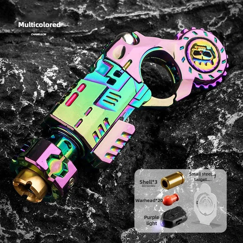 Shell Ejecting Alloy Fidget Toy Pistol Set