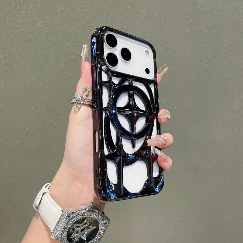 MagSafe Magnetic Hollow Cooling Case for iPhone 17–12 Series