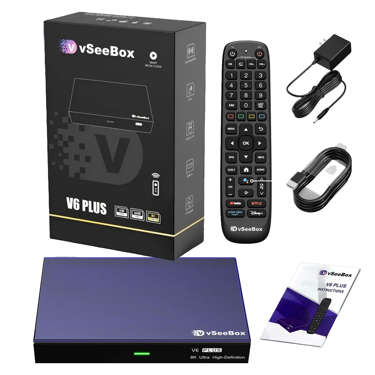 2026 vSeeBox V6 Plus New Box Voice Control