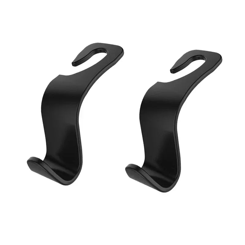4Pcs Carbon Fibre Hook Car Seat Headrest Hook Auto Back Seat Organizer Hanger Handbag Clothes Bracket Car Interior Accessories - Urbizia
