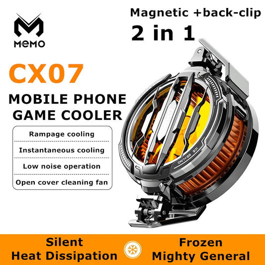 MEMO CX07 15W Magnetic & Back Clip Semiconductor Phone Cooler