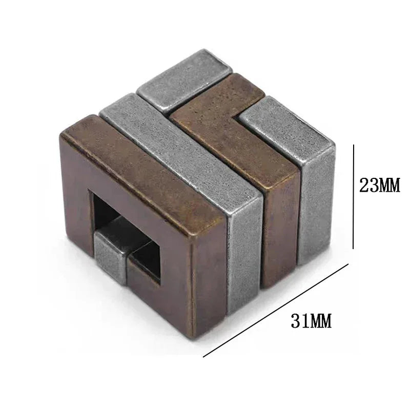 Metal Brain Teaser Puzzle for IQ & Focus Challenge