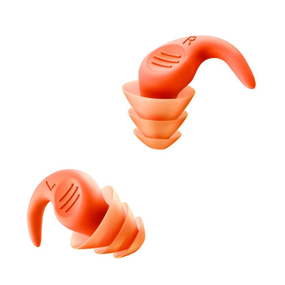 1 Pair Antinoise Earplugs Sound Insulation Ear Protection Earplugs Sleeping Swimming Travel Noise Reduction Waterproof Earplugs