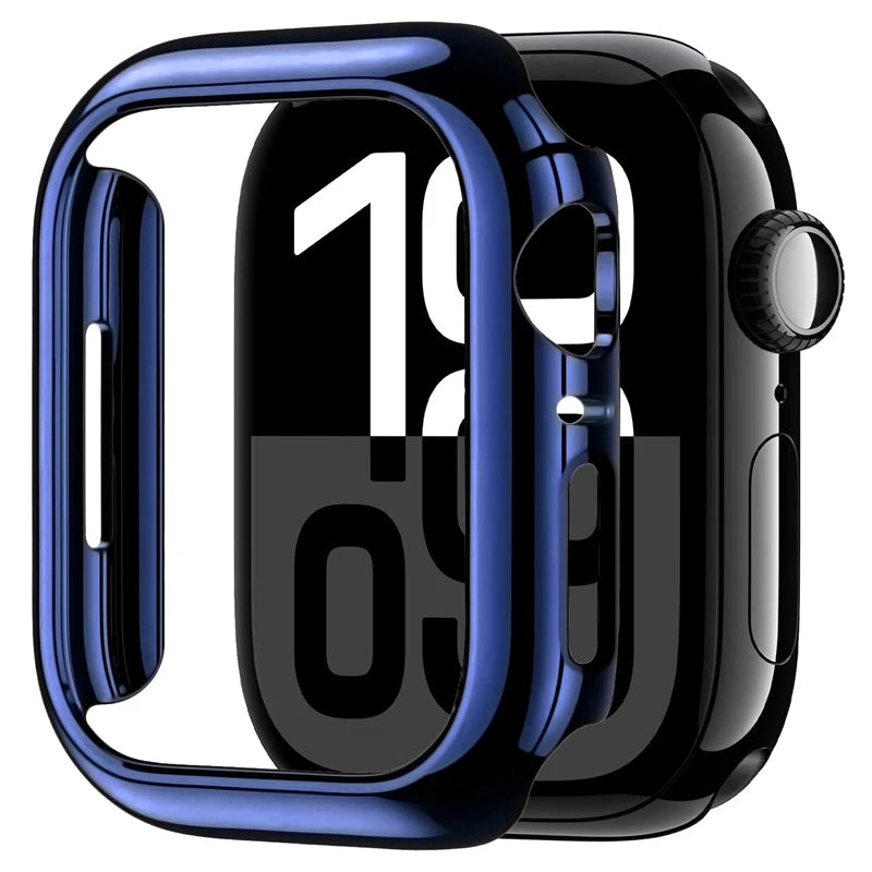 Case for Apple Watch 45mm 41mm 40mm 44mm 42mm 46mm Protective Cover Matte Hard PC Bumper Frame No Glass iWatch 10 SE 9 8 7 6 5 4