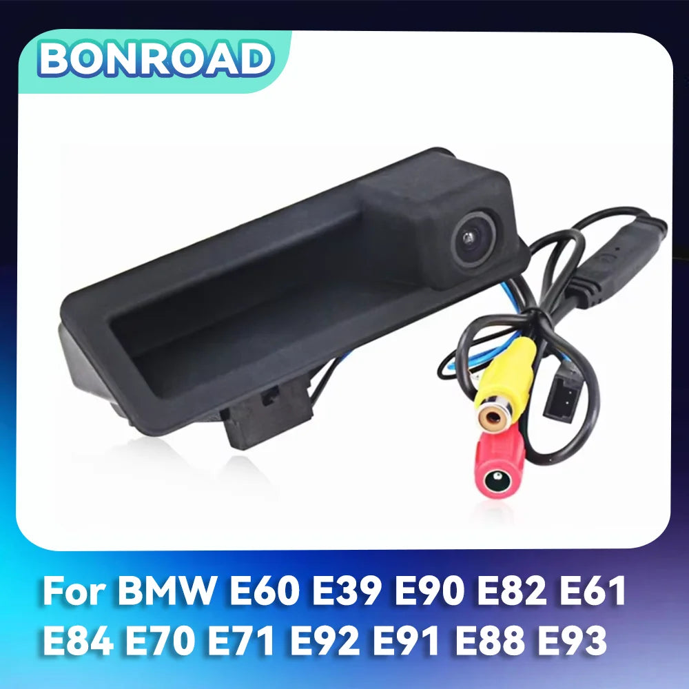 Cars Reverse Backup Trunk Handle Parking Camera For BMW 3/ 5 Series X5 X6 X1 E84 E39 E60 E70 E71 E82 E90 720P Rearview