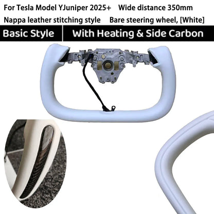 Yoke Handle For Tesla New Model Y Juniper Model YL Heating Yoke Steering Wheel Personalized Racing Leather Customized Accessorie
