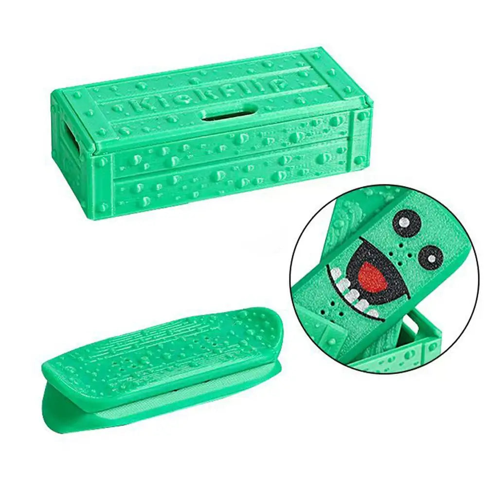 Finger Skateboards Magnetic Mini Deck Fidget Finger Skate Board for Stress Relief Kids Party Boys Classroom Birthday Stocking