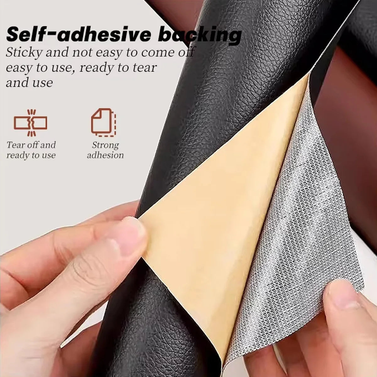 Leather Repair Tape Self Adhesive Leather Repair Patch Furniture Sofa Car Seat Office Chair Diy Cutting Leather Self Adhesive