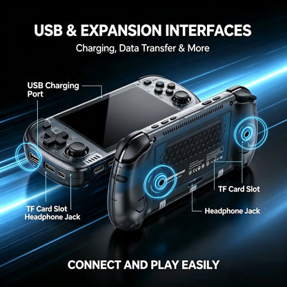 New 4.2 Inch R36H Pro Max Retro Game Console Handheld 1024*768 Big Screen Portable Pocket Video Player Games Boy Gift