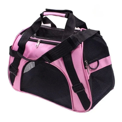 Cat Bags Portable Dog Carrier Bag Mesh Breathable Carrier Bags for Small Dogs Foldable Cats Handbag Travel Pet Bag Transport Bag - Urbizia